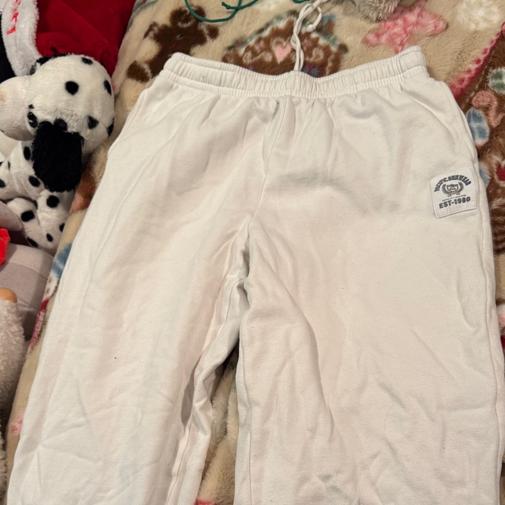 PacSun White Straight Leg Pants